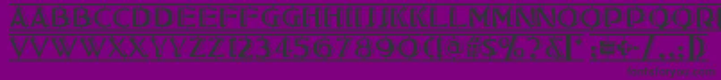 Tucson Font – Black Fonts on Purple Background