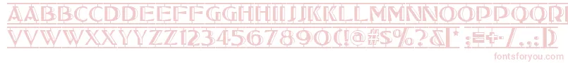 Tucson Font – Pink Fonts on White Background