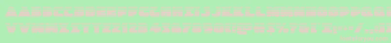 Jedisfgrad Font – Pink Fonts on Green Background