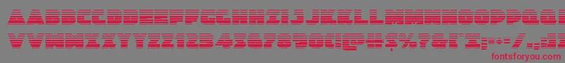 Jedisfgrad Font – Red Fonts on Gray Background