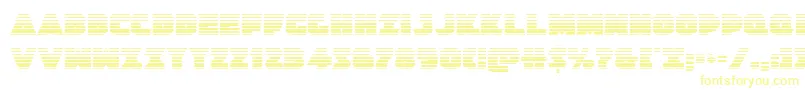 Шрифт Jedisfgrad – жёлтые шрифты на белом фоне