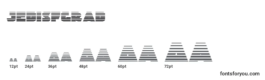 Jedisfgrad Font Sizes