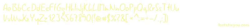 Gnyrwn971 Font – Yellow Fonts