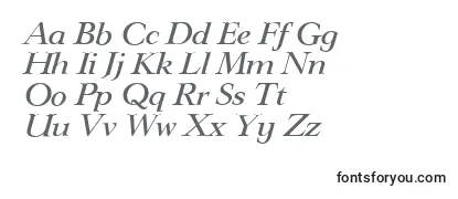 Review of the LingwoodserialMediumItalic Font