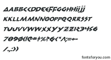 300TrojansExpandedItalic font – Fonts Starting With 3