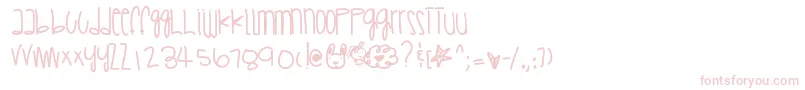 Saveaprayer-Schriftart – Rosa Schriften