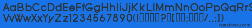 Шрифт SfOldRepublicBold – чёрные шрифты на синем фоне