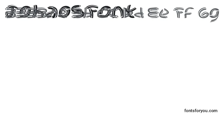 Czcionka JohaoSFont – alfabet, cyfry, specjalne znaki