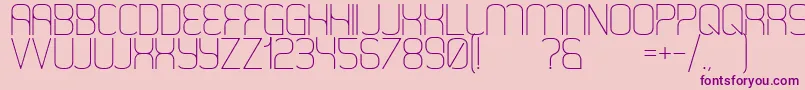 HappySquid Font – Purple Fonts on Pink Background