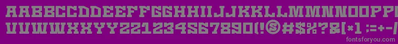 More about GomariceKaizenSeisaku Font GomariceKaizenSeisaku Font – Gray Fonts on Purple Background