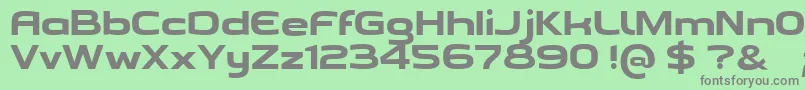 Шрифт Emmanuelle – серые шрифты на зелёном фоне