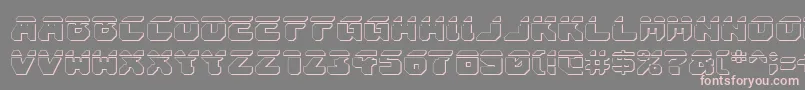 Astropolisla3D Font – Pink Fonts on Gray Background