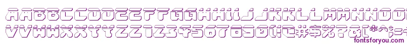 Astropolisla3D Font – Purple Fonts on White Background