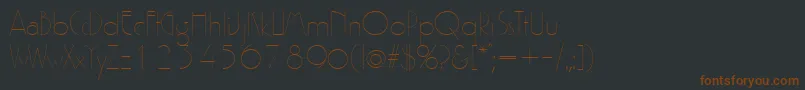 Gatsby Font – Brown Fonts on Black Background