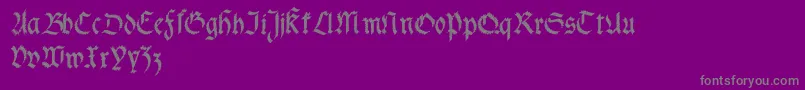 More about Fractabolddistorted Font Fractabolddistorted Font – Gray Fonts on Purple Background