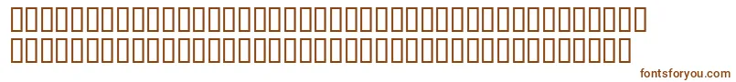 Heavenetica8Hvysh Font – Brown Fonts on White Background