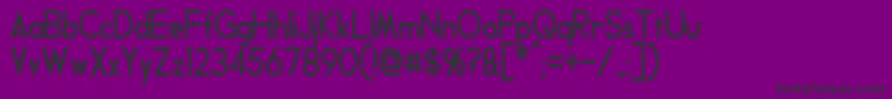 GeddesCondensedBold Font – Black Fonts on Purple Background