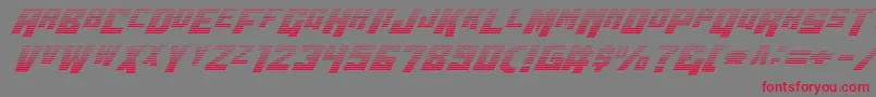 Wbv5grad Font – Red Fonts on Gray Background