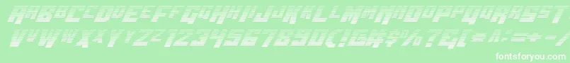 Wbv5grad Font – White Fonts on Green Background