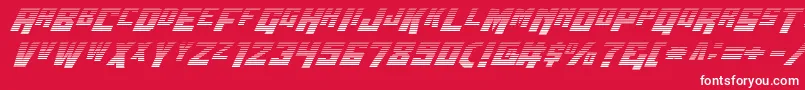Wbv5grad Font – White Fonts on Red Background