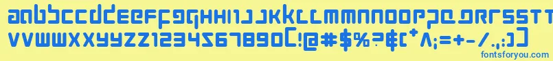 More about Prokofievb Font Prokofievb Font – Blue Fonts on Yellow Background