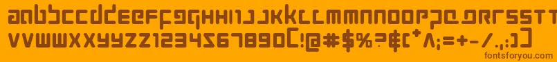 More about Prokofievb Font Prokofievb Font – Brown Fonts on Orange Background