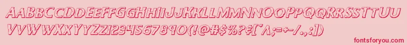 fuente Bodyswipers3Dital – Fuentes Rojas Sobre Fondo Rosa