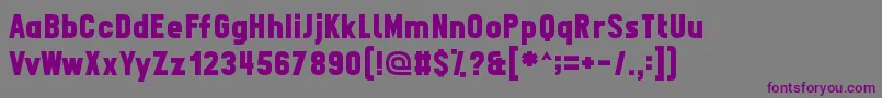 Fpn-fontti – violetit fontit harmaalla taustalla