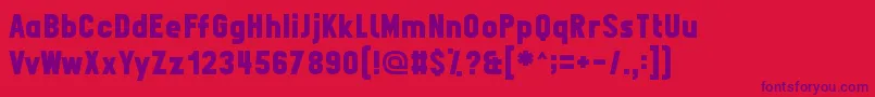 Шрифт Fpn – фиолетовые шрифты на красном фоне