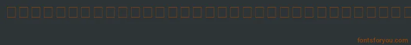 Fonte VideoStar – fontes marrons em um fundo preto