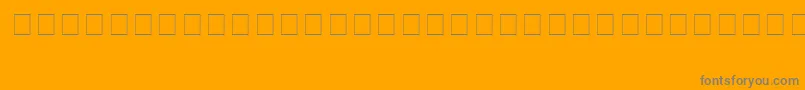 VideoStar-Schriftart – Graue Schriften auf orangefarbenem Hintergrund