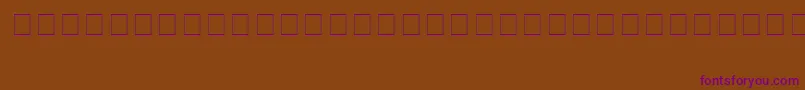 Шрифт VideoStar – фиолетовые шрифты на коричневом фоне