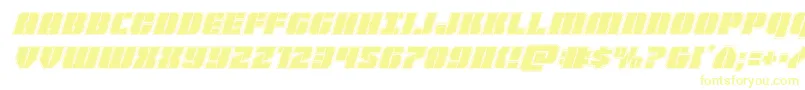 Warpthrusteracadital Font – Yellow Fonts