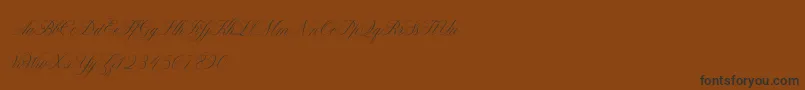 Más sobre la fuente ClaudyaDemo fuente ClaudyaDemo – Fuentes Negras Sobre Fondo Marrón