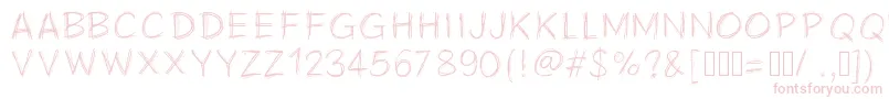 Pwscratchy Font – Pink Fonts