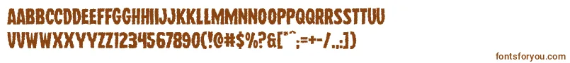 Wolfbrothersexpand Font – Brown Fonts on White Background