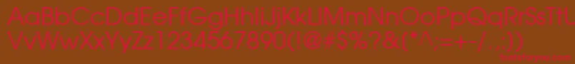 Agavalanche Font – Red Fonts on Brown Background