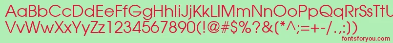 Agavalanche Font – Red Fonts on Green Background