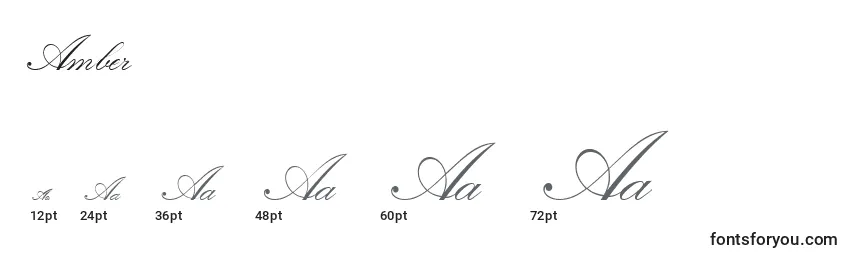 Amber Font Sizes