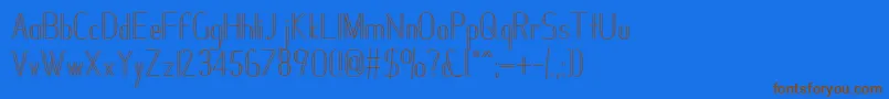 Janesville51-fontti – ruskeat fontit sinisellä taustalla