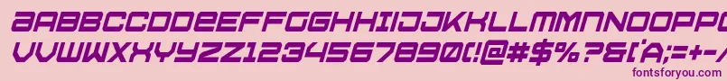 Ussdallascondital Font – Purple Fonts on Pink Background