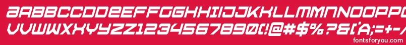 Ussdallascondital Font – White Fonts on Red Background
