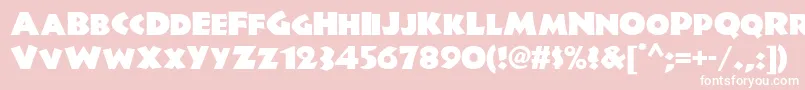 Jungle Fever Nf Font – White Fonts on Pink Background