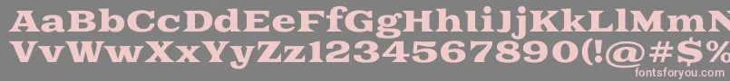 Goblinone Font – Pink Fonts on Gray Background