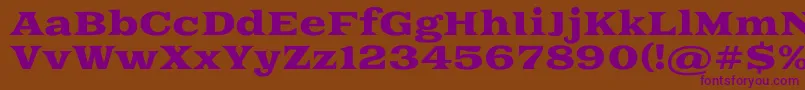 Goblinone Font – Purple Fonts on Brown Background