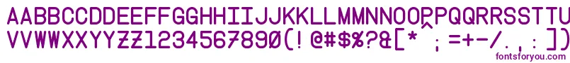 Instruction Font – Purple Fonts