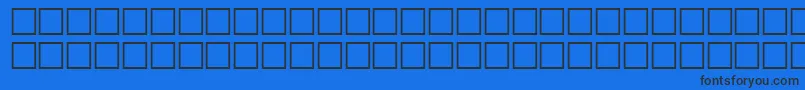 EileensmediumzodiacRegular Font – Black Fonts on Blue Background