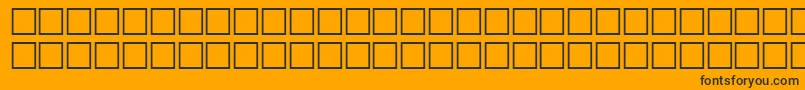 EileensmediumzodiacRegular Font – Black Fonts on Orange Background
