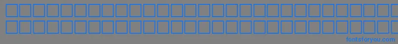 EileensmediumzodiacRegular Font – Blue Fonts on Gray Background
