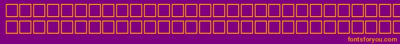 EileensmediumzodiacRegular Font – Orange Fonts on Purple Background